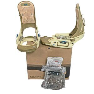 Burton Beige Snowboard Bindings